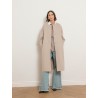 Manteau droit en laine vierge avec écharpe - Melodia  - Max Mara
