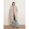 Manteau droit en laine vierge avec écharpe - Melodia  - Max Mara