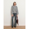 Pull col rond en cachemire - Gris - Max et moi
