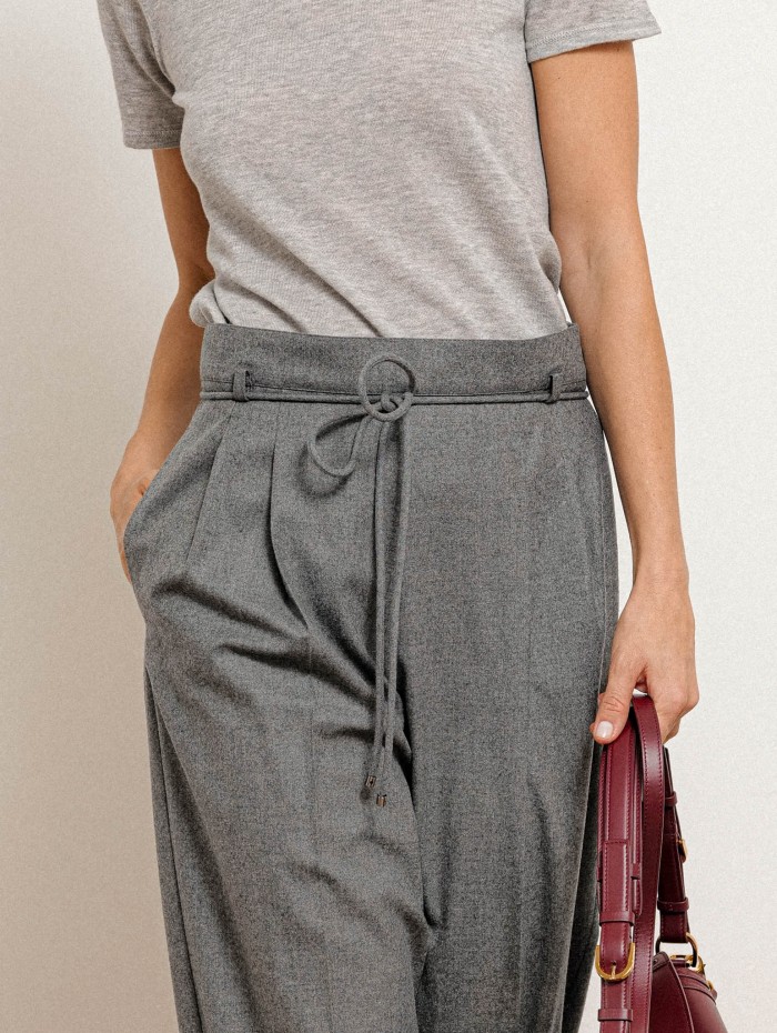 Pantalon droit en cachemire stretch - Malibi - Max Mara