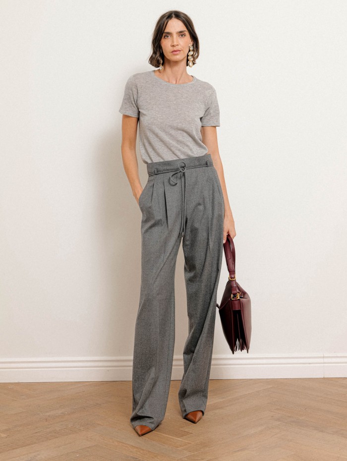 Pantalon droit en cachemire stretch - Malibi - Max Mara