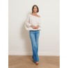 Jean flare bleu délavé - Rick - Ines de la Fressange
