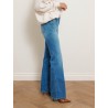 Jean flare bleu délavé - Rick - Ines de la Fressange