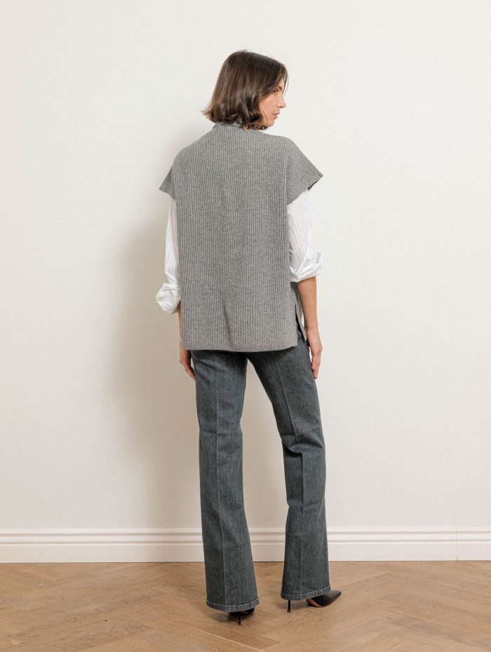 Jean flare gris - Rick - Ines de la Fressange
