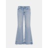 Jean low rise straight flare - Kushiro - Boro denim