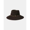 Chapeau fedora brun foncé à perles - Lauren - Maison Michel