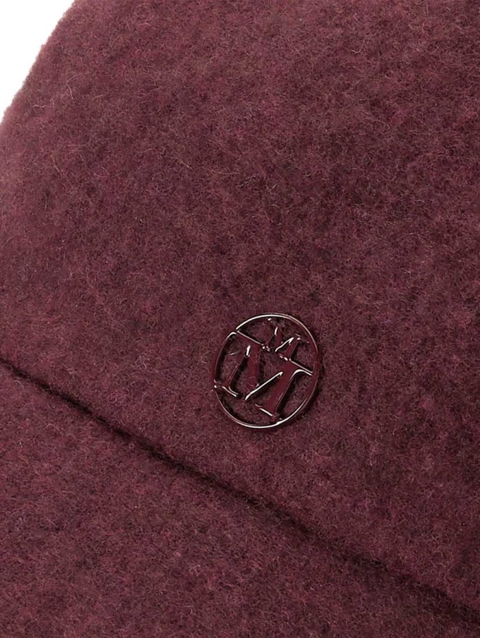 Casquette en maille bordeaux - Juju - Maison Michel