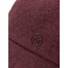 Casquette en maille bordeaux - Juju - Maison Michel