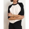 Jonc doré strié Isis | Bracelet femme 26 Avenue