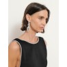 Boucles d'oreilles argentées à strass Gatsby | 26 Avenue