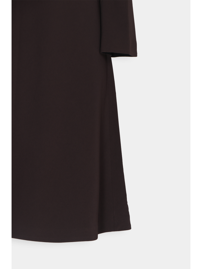 MAISON RABIH KAYROUZ - Robe marron chocolat