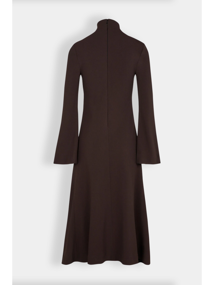 MAISON RABIH KAYROUZ - Robe marron chocolat