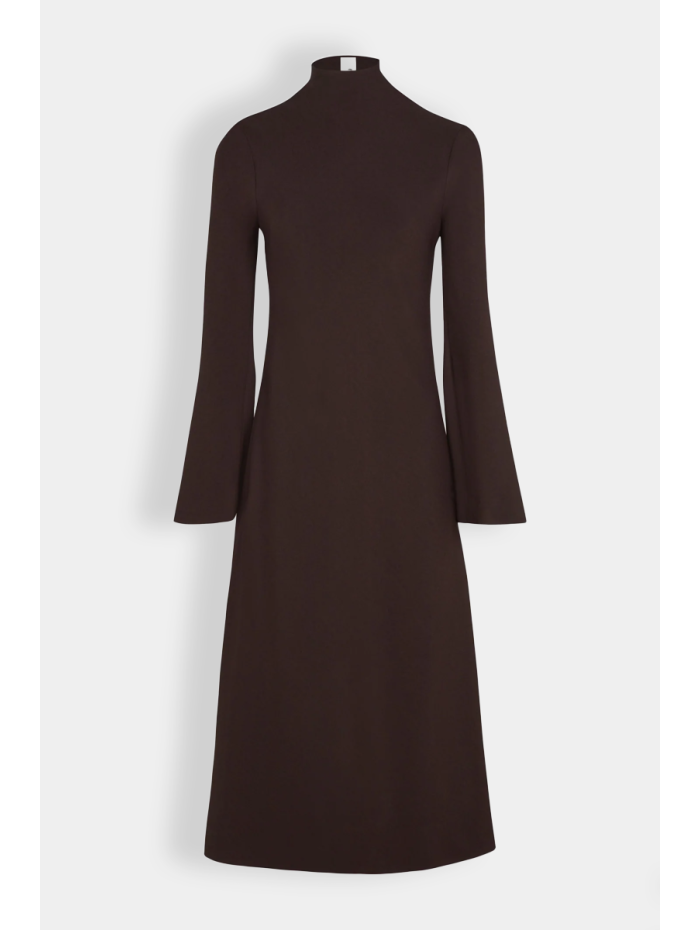 MAISON RABIH KAYROUZ - Robe marron chocolat