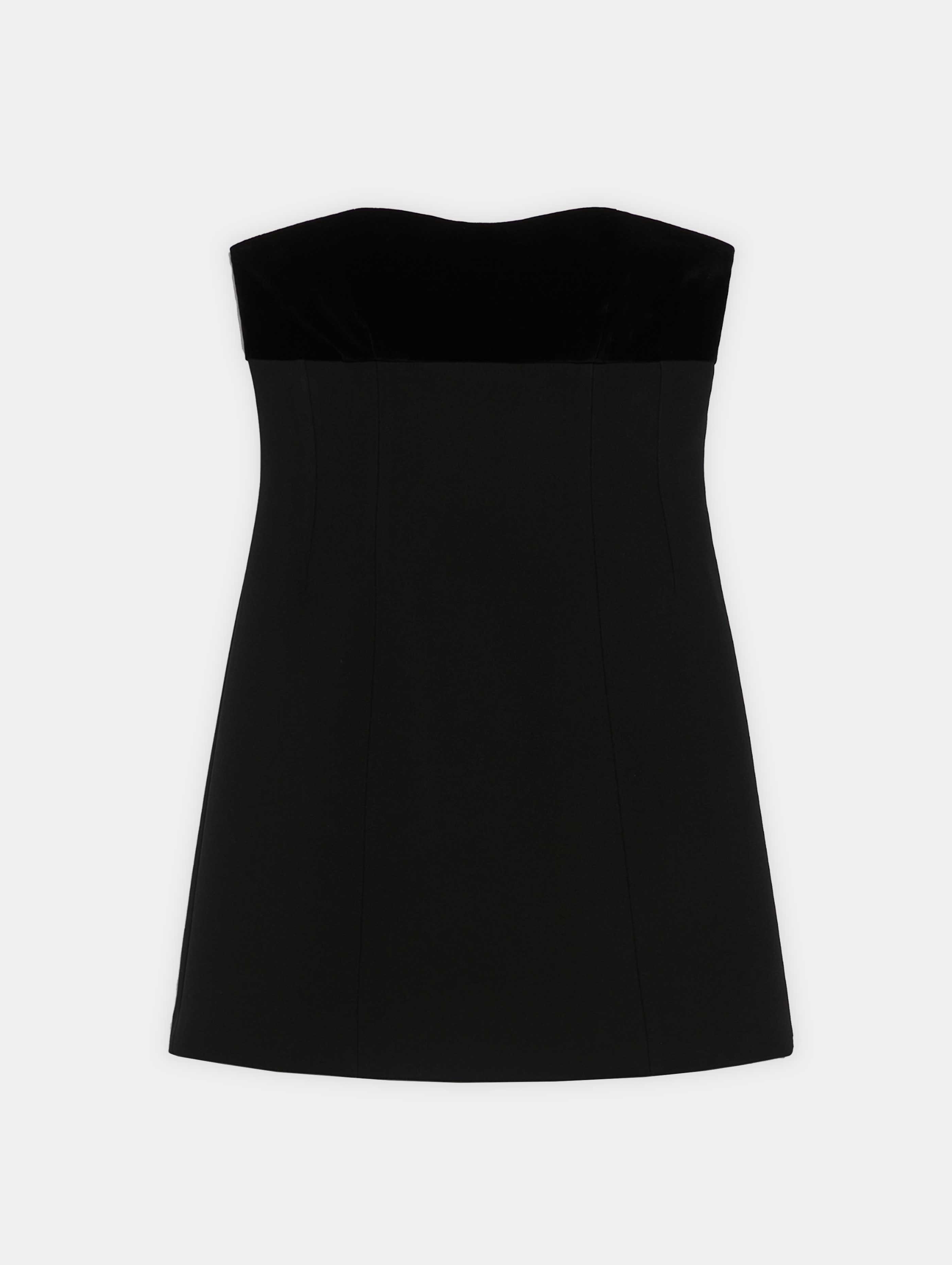 Robe Bustier Blanche/gris Strass – Taille Unique 38/40 – Fabrication Française