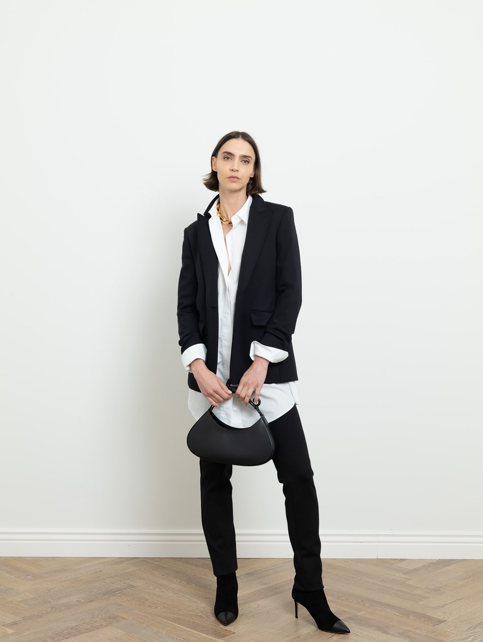 Blazer Max Mara – Taille 12 – Noir – Occasion Très Bon état – Style Week-end