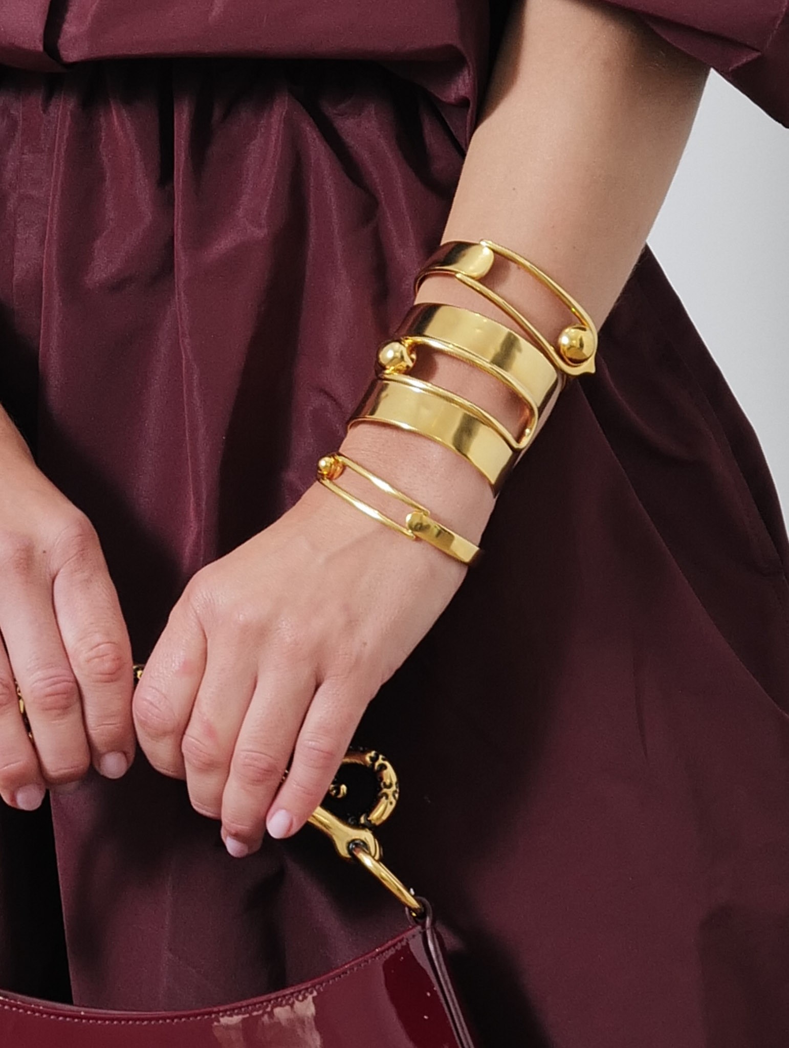 Bracelet Boucle - Or - Maison Goossens - Mademoiselle Pearl